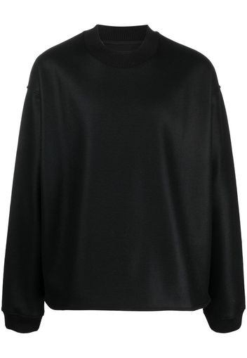 Jil Sander long-sleeve crew-neck sweatshirt - Nero