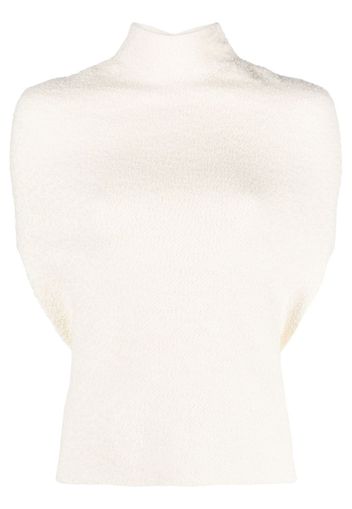 Jil Sander high-neck short-sleeve jumper - Bianco