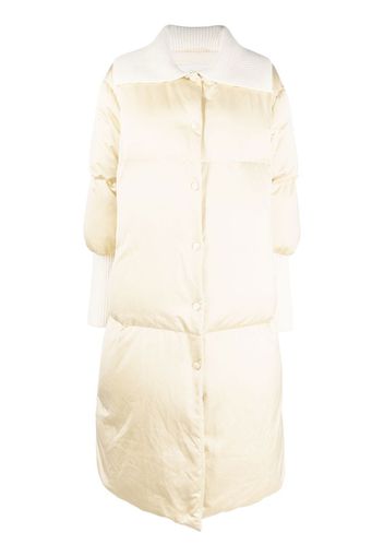 Jil Sander padded contrast coat - Toni neutri