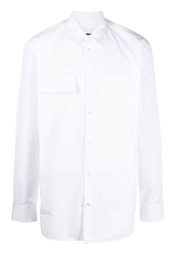 Jil Sander long-sleeve button-up shirt - Bianco