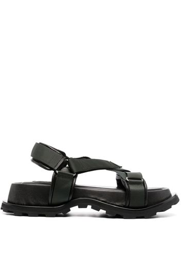 Jil Sander chunky hiking sandals - Verde