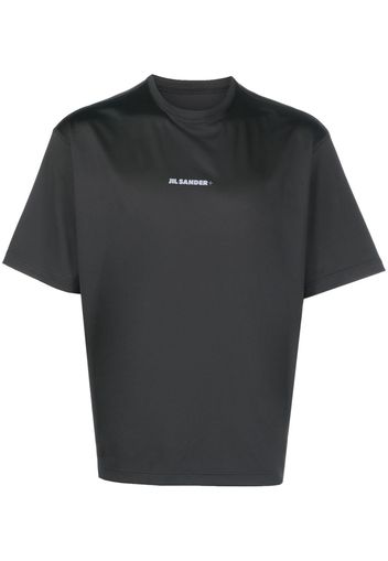 Jil Sander logo-print performance T-shirt - Nero