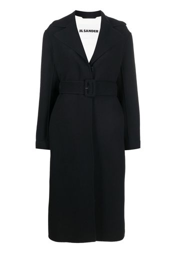 Jil Sander Cappotto con cintura - Blu