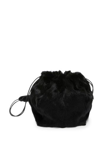 Jil Sander lambskin crossbody bag - Nero