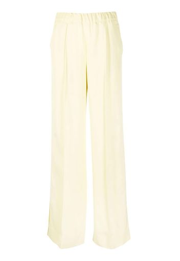 Jil Sander Pantaloni a vita alta - Giallo