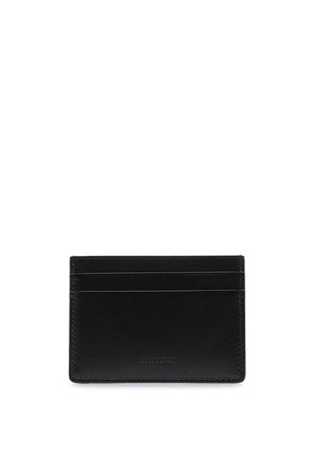 Jil Sander logo-print leather cardholder - Nero