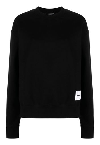 Jil Sander Felpa con applicazione - Nero