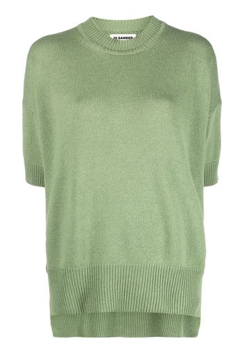 Jil Sander Top a maniche corte - Verde