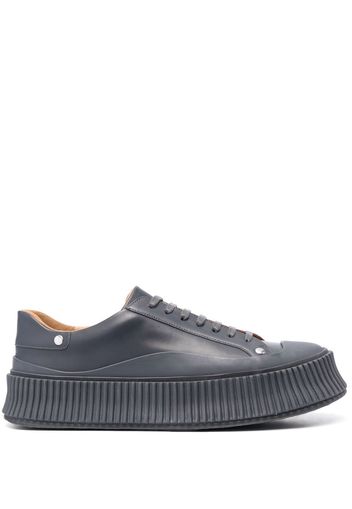 Jil Sander low-top platform sneakers - Grigio