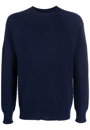Jil Sander crew neck cashmere jumper - Blu