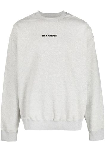 Jil Sander logo-print sweatshirt - Grigio