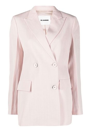 Jil Sander Blazer doppiopetto sartoriale - Rosa