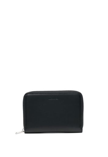 Jil Sander embossed-logo leather cardholder - Nero