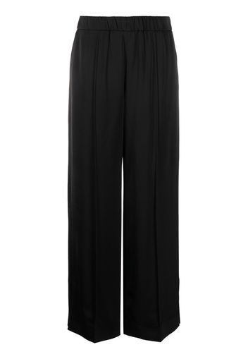 Jil Sander pressed-crease palazzo pants - Nero