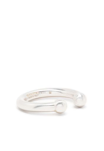 Jil Sander open-top ring - Argento