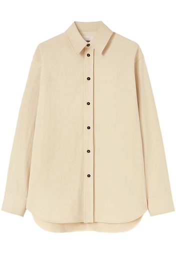 Jil Sander long-sleeved cotton shirt - Toni neutri