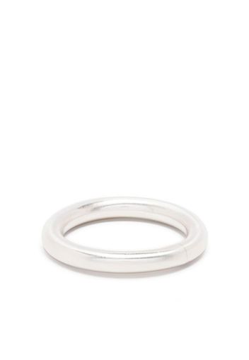 Jil Sander sterling silver halo band ring - Argento