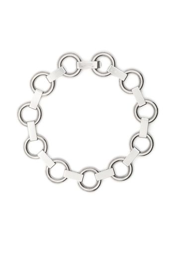 Jil Sander handcrafted silver bracelet - Argento