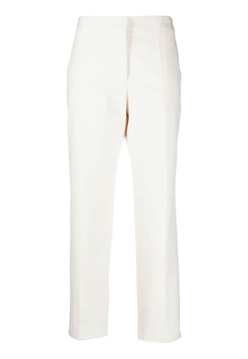 Jil Sander cotton cropped trousers - Bianco