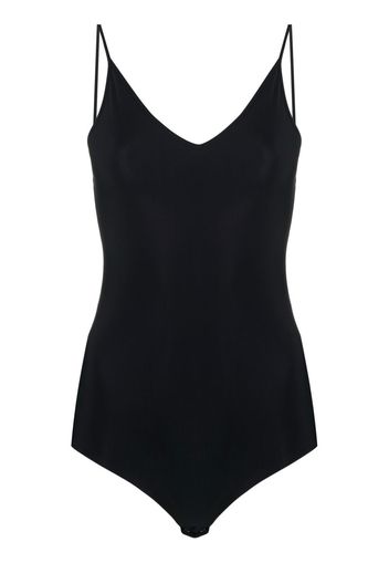 Jil Sander V-neck stretch bodysuit - Nero