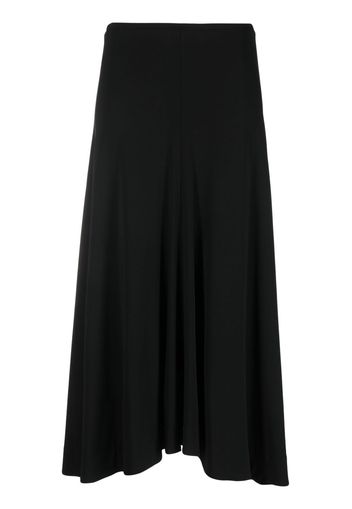 Jil Sander flared midi skirt - Nero