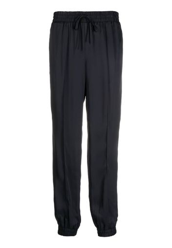 Jil Sander drawstring tapered trousers - Blu