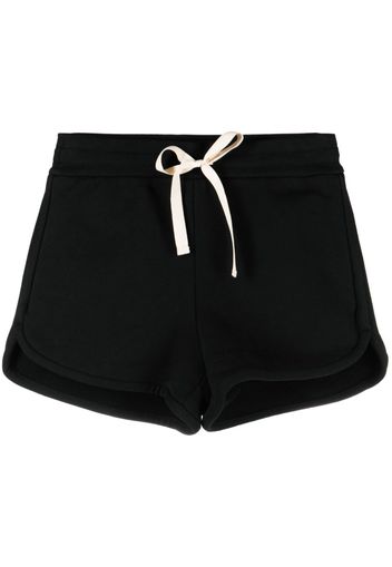 Jil Sander drawstring cotton shorts - Nero