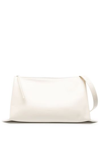 Jil Sander adjustable-strap leather shoulder bag - Bianco