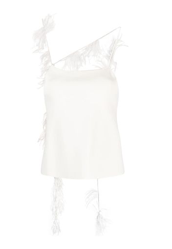 Jil Sander Top con decorazione - Bianco