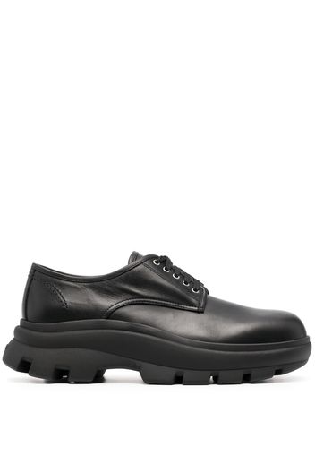 Jil Sander chunky sole derby shoes - Nero