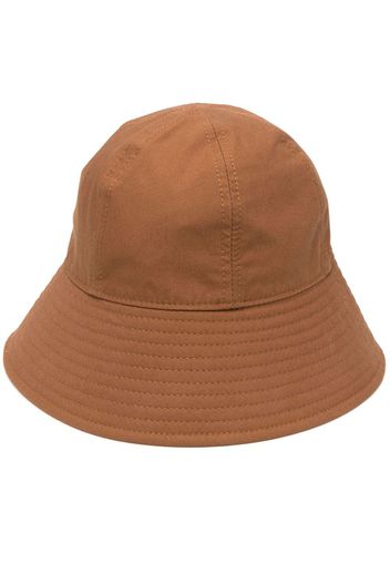 Jil Sander cotton bucket hat - Marrone