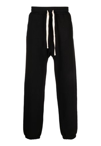 Jil Sander drawstring-waist jersey track pant - Nero