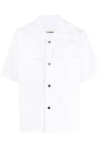 Jil Sander flap-pocket cotton shirt - Bianco