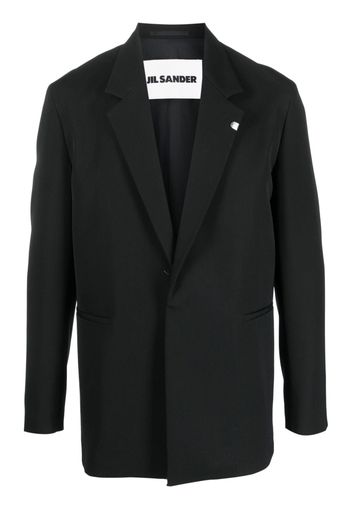 Jil Sander brooch-detail blazer - Nero