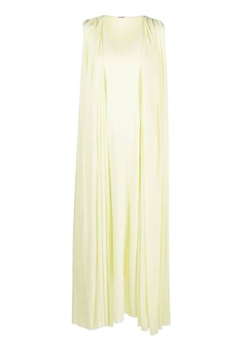 Jil Sander draped maxi dress - Verde