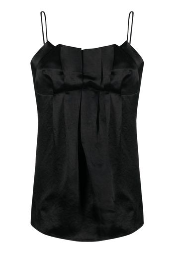 Jil Sander V-back vest top - Nero