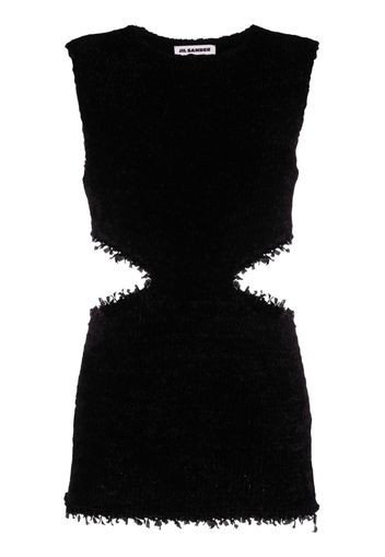 Jil Sander cut-out detail dress - Nero