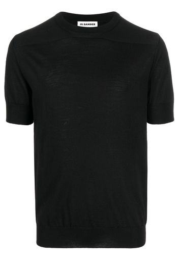 Jil Sander short-sleeve wool T-shirt - Nero