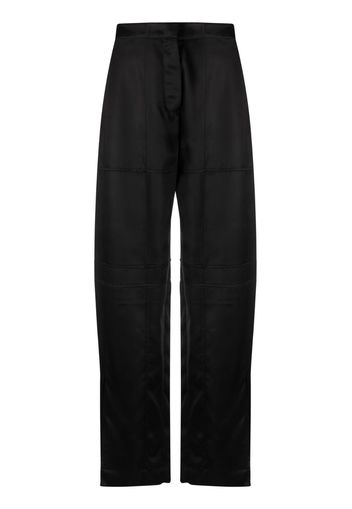 Jil Sander high-waisted straight-leg trousers - Nero