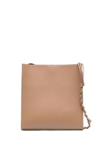 Jil Sander medium Tangle leather shoulder bag - Toni neutri