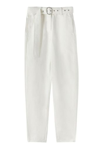 Jil Sander high-waisted wide-leg jeans - Bianco