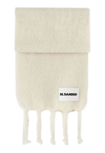 Jil Sander Sciarpa chunky con applicazione - Toni neutri