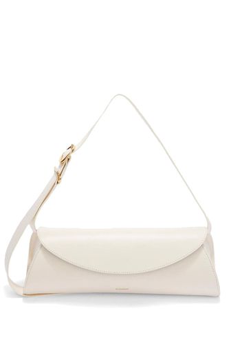 Jil Sander Borsa a spalla Cannolo grande - Bianco