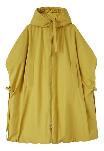 Jil Sander Cappotto imbottito con cappuccio - Giallo