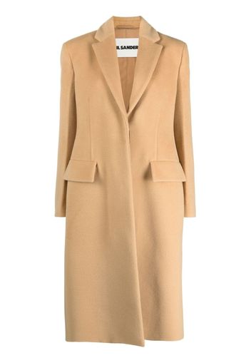 Jil Sander virgin-wool single-breasted coat - Toni neutri