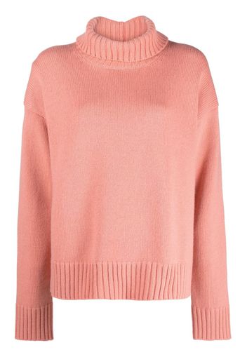 Jil Sander roll-neck loose-fit jumper - Rosa