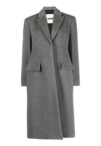 Jil Sander virgin-wool single-breasted coat - Grigio