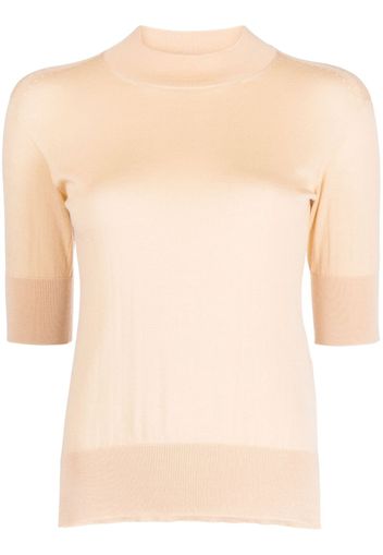 Jil Sander fine-knit short-sleeve jumper - Arancione