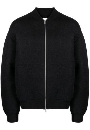 Jil Sander Bomber con maniche a spalla bassa - Nero