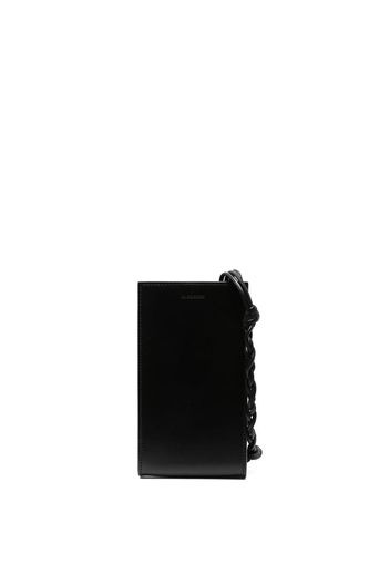 Jil Sander White Pouch per smartphone Tangle con tracolla - Nero